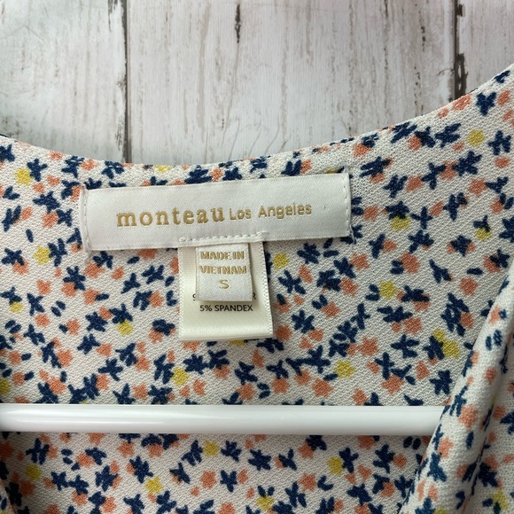 Monteau Floral Patterned Dress size Small - Picture 2 of 11